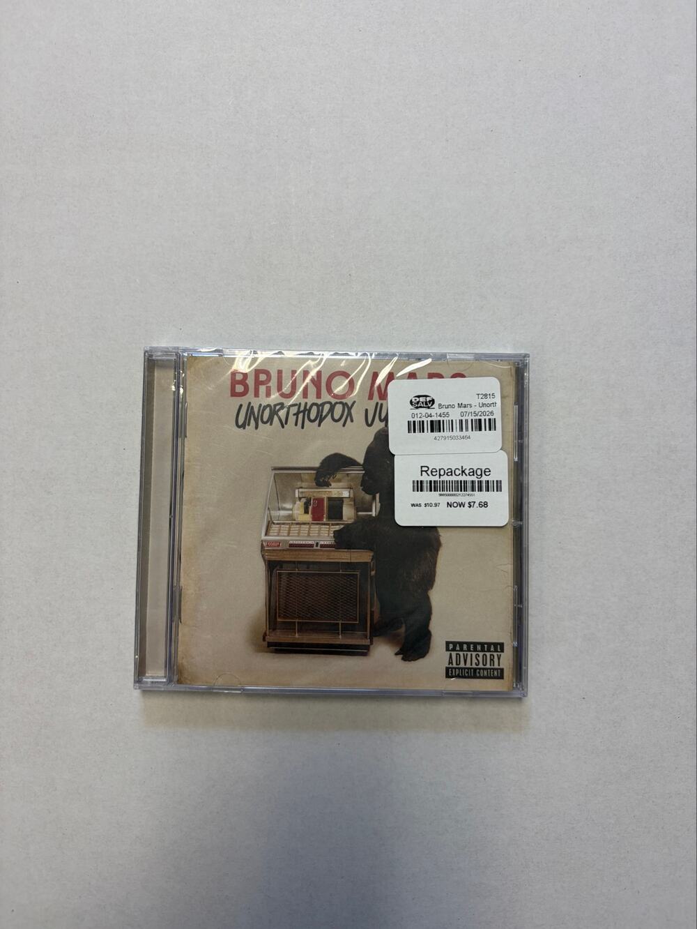 Bruno Mars Unorthodox Jukebox CD 2012 Atlantic Records Explicit